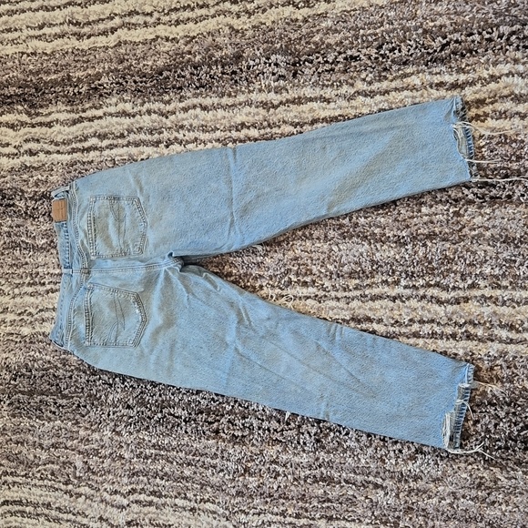 American Eagle Jeans Size 10 Regular Ripped - Picture 6 of 12